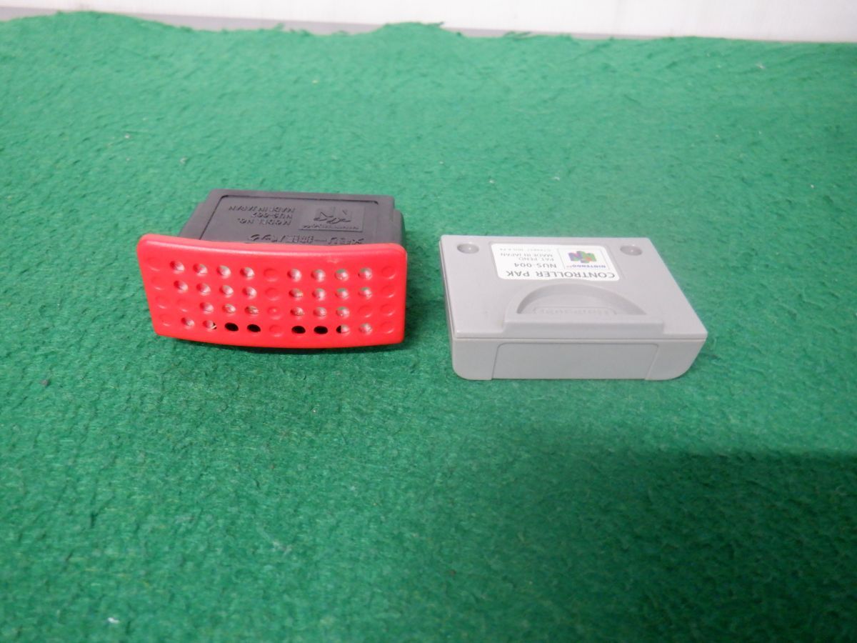 ニンテンドー64 メモリー拡張パック NUS-007/コントローラーパック　NUS-004 ※動作未確認_画像4