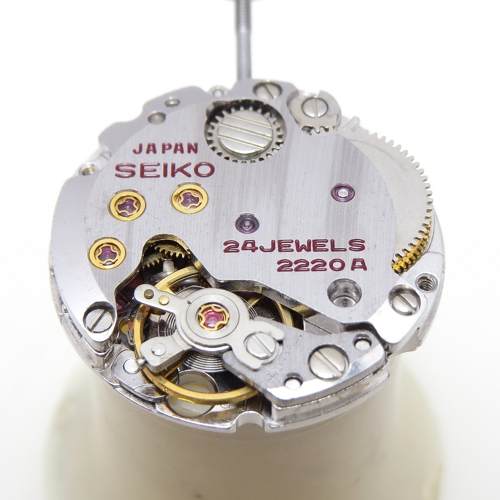 OH済　1970s　SEIKO　セイコー　シャリオ　24石　ハイビート　機械式　手巻　腕時計　2220A　アンティーク　JAPAN　MADE_画像2