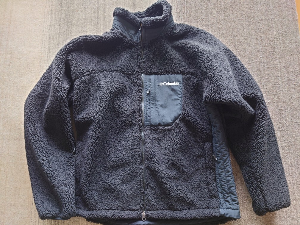 ＜2024年商品・未使用＞ Columbia コロンビア　メンズXL　アーチャーリッジⅡジャケット 防風ボアフリース PM0923 色：ブラック_画像1