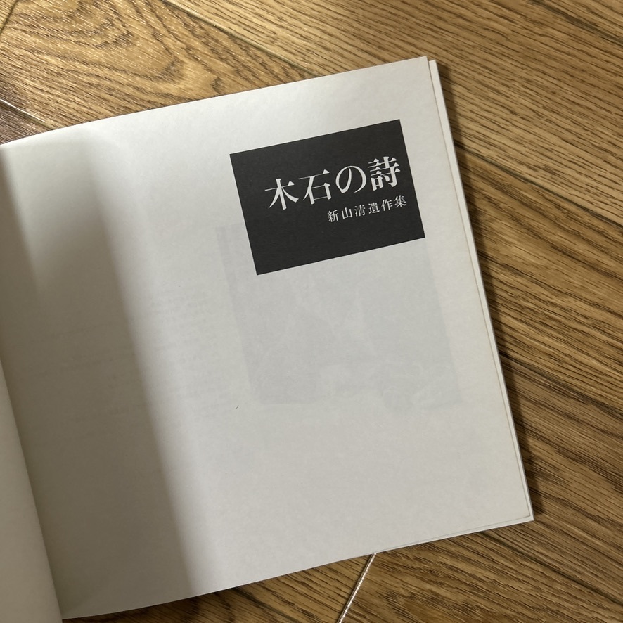 木石の詩　新山清_画像1