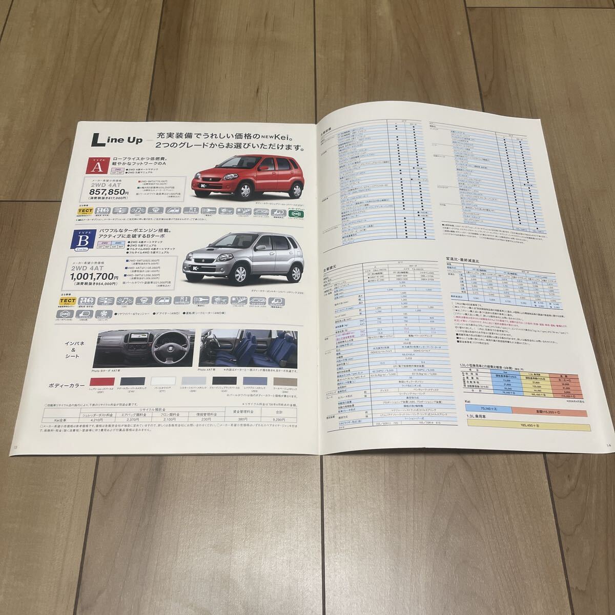 ☆送料無料・良品☆スズキ SUZUKI Kei WORKS ワークス 本カタログセット内容売り 2006年4月発行_画像4