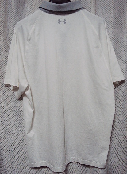 お買い得31A/2XL♪♪アンダーアーマー　ゴルフ 半袖 ポロシャツ Used _画像2