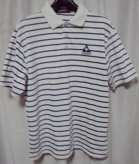 お買い得24A/M♪♪ルコック le coq sportif ゴルフ 半袖 ポロシャツ Used _画像1