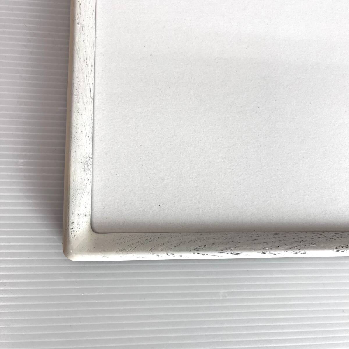 新品◆ラーソンジュール【高級額縁 アッシュ枠 600mm×300mm】天然木 ホワイト アクリル◆水彩画 デッサン タオル 水墨 書道 ポスター_画像5