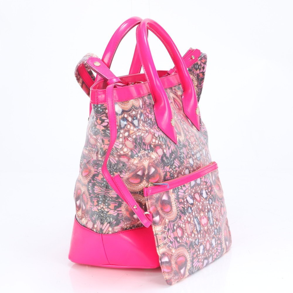 1円 極美品 ブルガリ ホログラムシール マシュー ウィリアムソン 2WAY トート バッグ 斜め掛け 肩掛け ショルダー A4 レディース EUE BY2-9_画像3