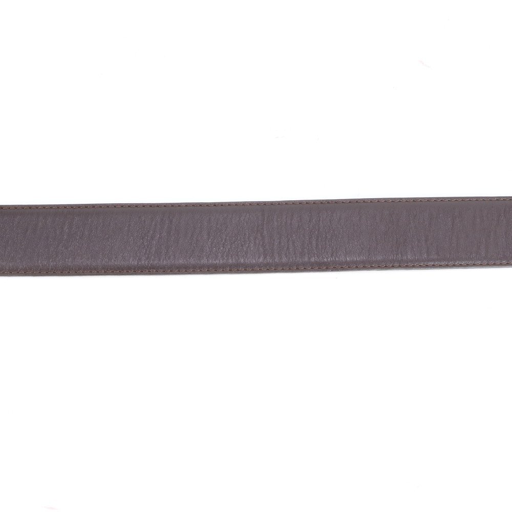 1円■極美品■セリーヌ■レザー ベルト サークル ロゴ シルバー バックル ブラウン 茶色 紳士 本革 メンズ EUE DB40-4_画像3