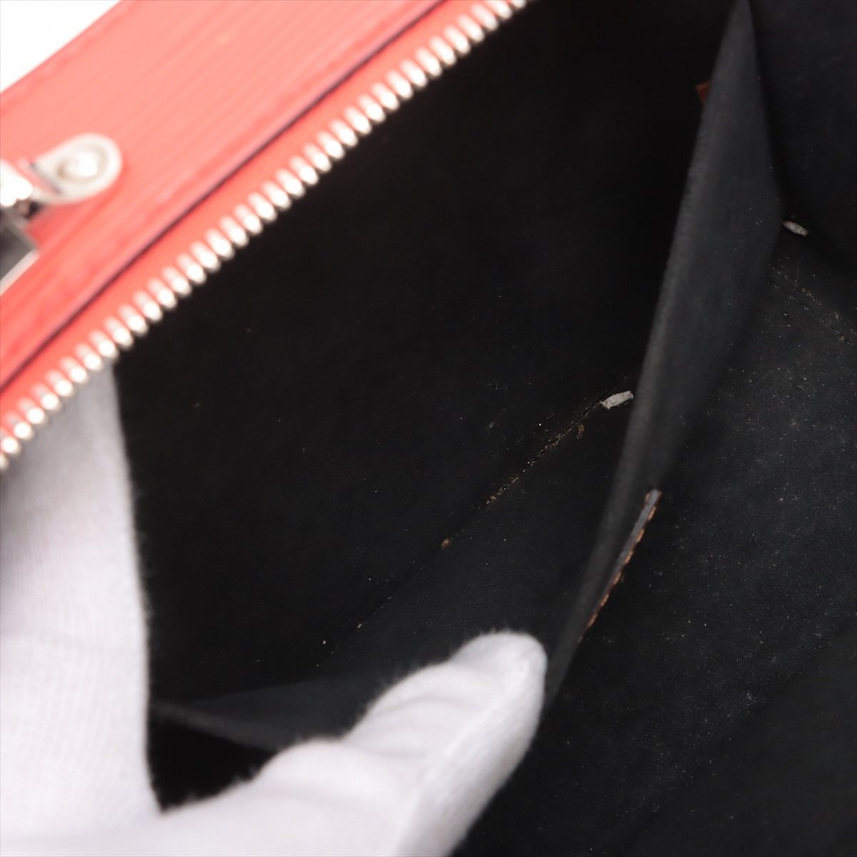 1 иен # превосходный товар # Louis Vuitton # epi vali Z BB rouge M55524 кожа 2WAY наклонный .. рука большая сумка натуральная кожа женский MMM BM28-5