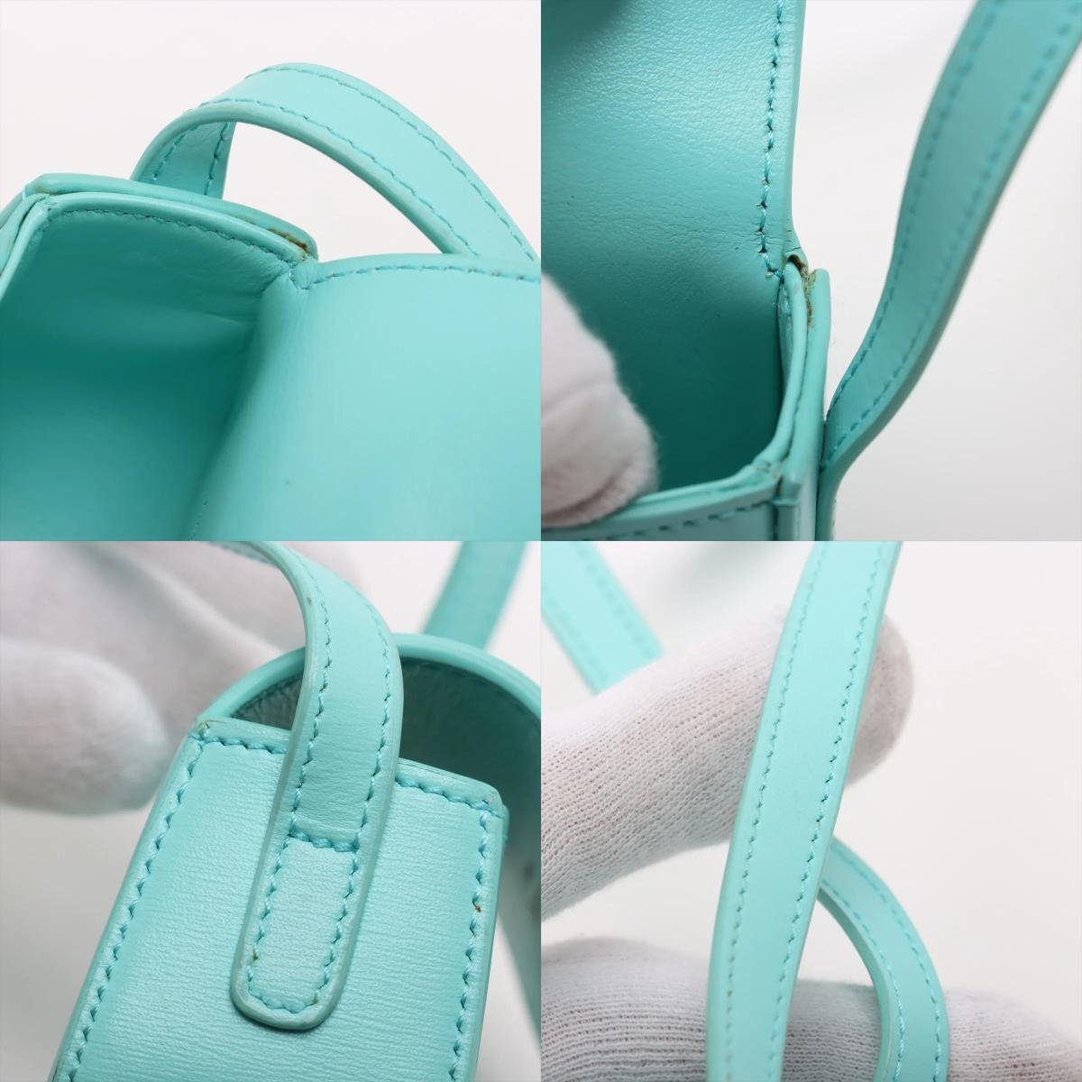 1円■極美品■セリーヌ■ミニ トリオンフ レザー ショルダーバッグ 斜め掛け ハンド トート レディース MMM DA52-10_画像9