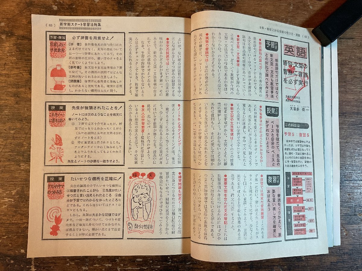 XX-6591■送料込■中三時代 1976年5月 入試 英語 数学 理科 社会 情報誌 本 雑誌 写真 古本 冊子 印刷物 404P/くISら_画像5