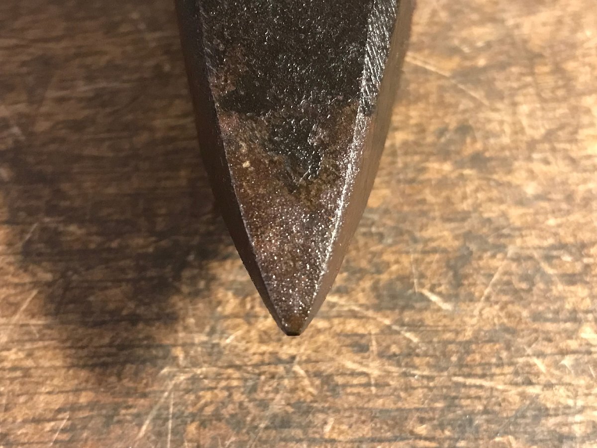 AB-0482 点検 ハンマー テストハンマー 頭 石割り 検査 金槌 玄翁 大工 道具 工具 1168g/くMAら_画像4