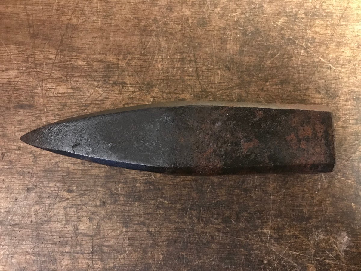 AB-0482 点検 ハンマー テストハンマー 頭 石割り 検査 金槌 玄翁 大工 道具 工具 1168g/くMAら_画像2