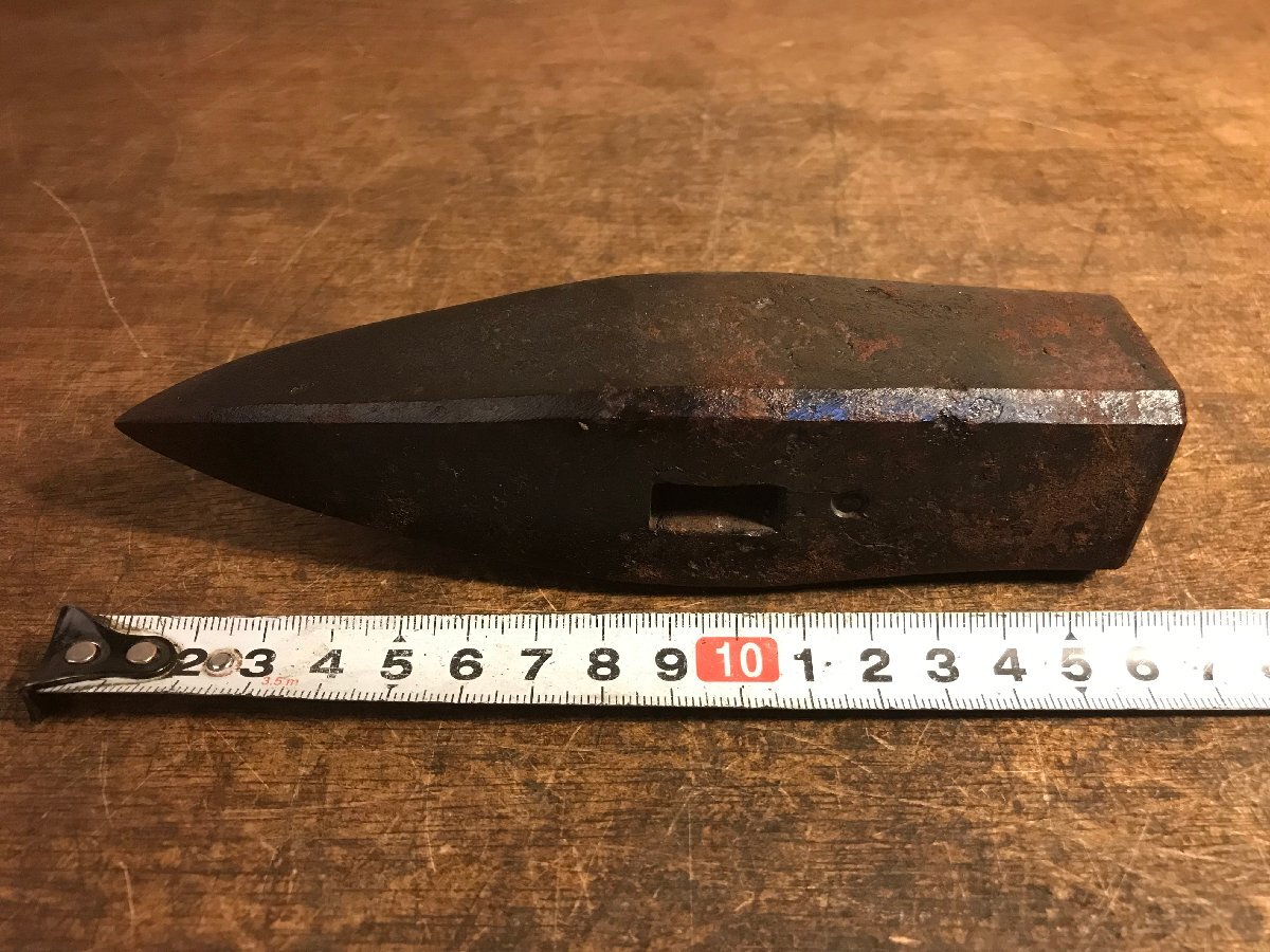 AB-0482 点検 ハンマー テストハンマー 頭 石割り 検査 金槌 玄翁 大工 道具 工具 1168g/くMAら_画像3