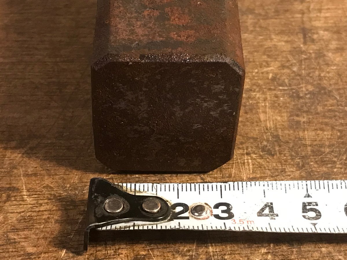 AB-0482 点検 ハンマー テストハンマー 頭 石割り 検査 金槌 玄翁 大工 道具 工具 1168g/くMAら_画像6