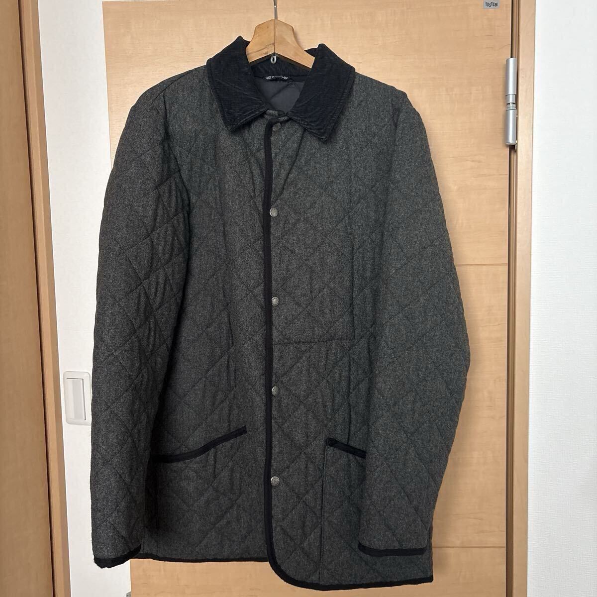 マッキントッシュ キルティングジャケット　イギリス製 XL シップス MACKINTOSH 別注 SHIPS ウール　メンズ　アウター　 コート 秋冬 通勤_画像1