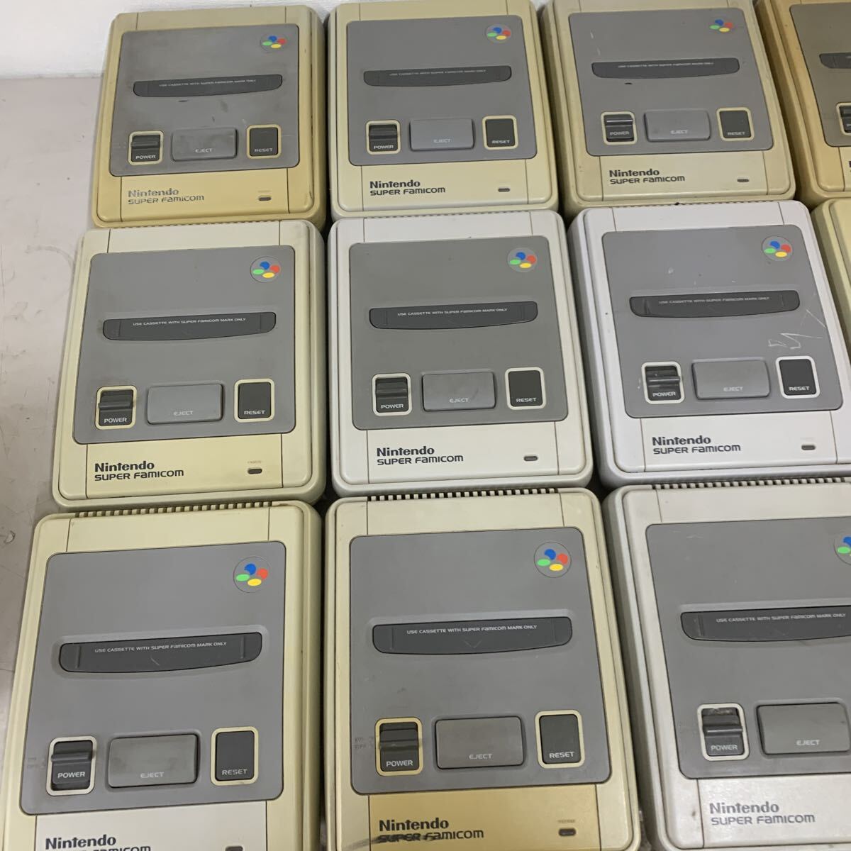 Nintendo スーパーファミコン ニンテンドー SFC 任天堂.まとめ売り32台 SHVC-001 #10_画像10