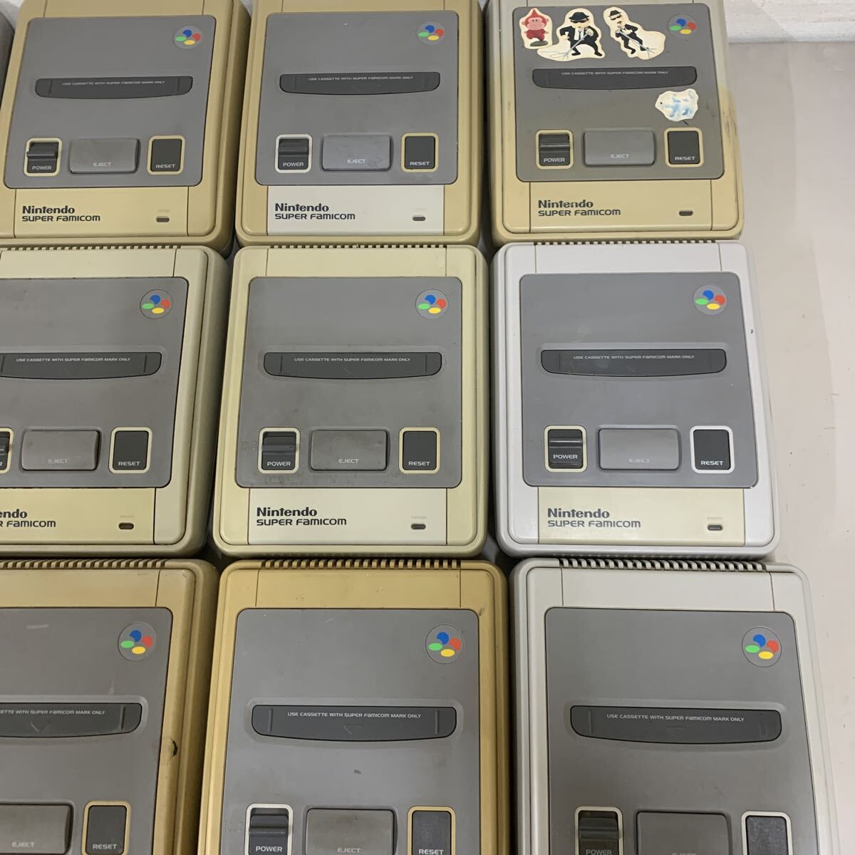 Nintendo スーパーファミコン ニンテンドー SFC 任天堂.まとめ売り20台 SHVC-001 #11_画像8