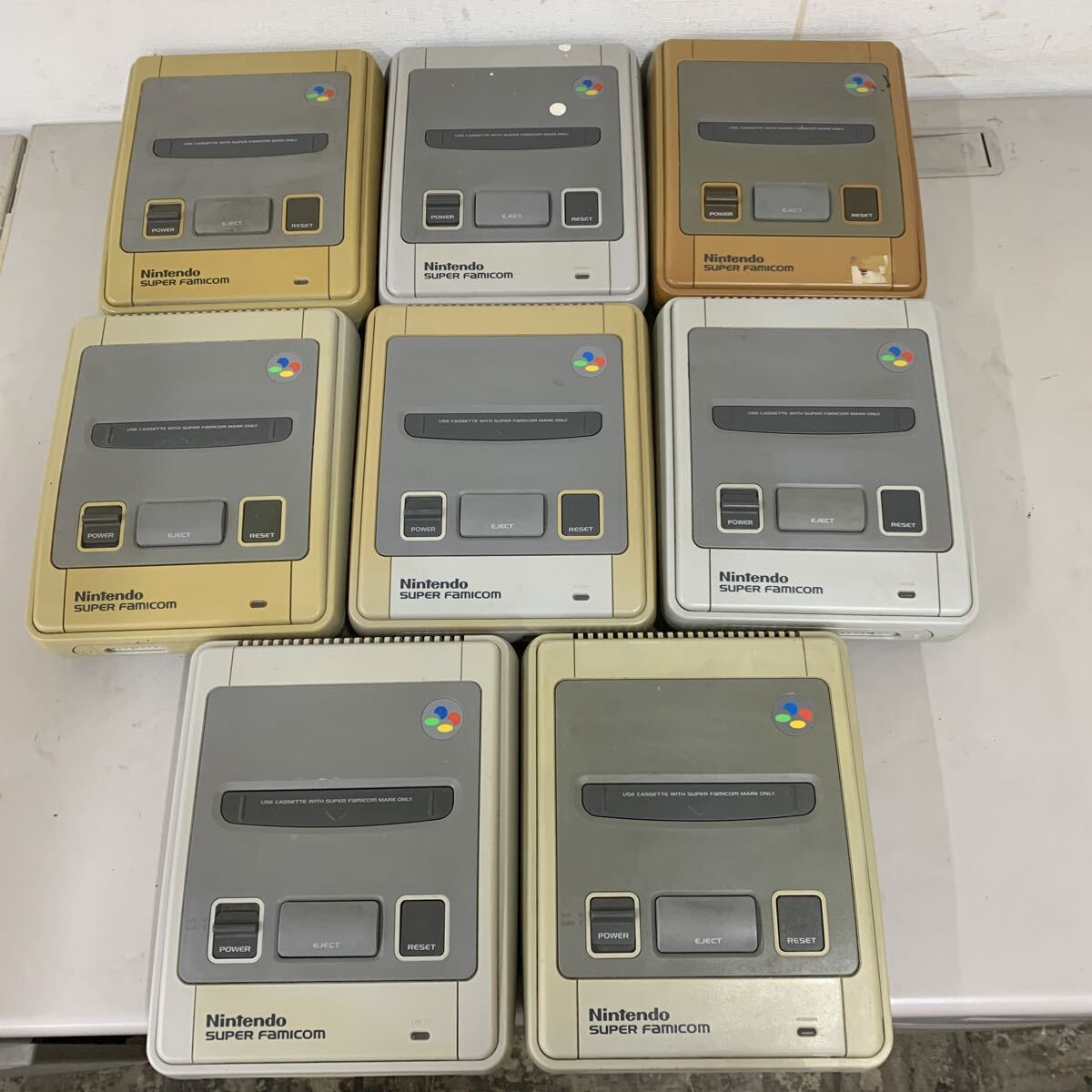 Nintendo スーパーファミコン ニンテンドー SFC 任天堂.まとめ売り20台 SHVC-001 #11_画像9