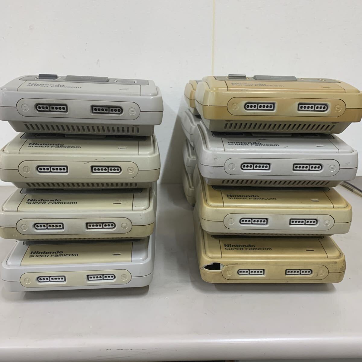 Nintendo スーパーファミコン ニンテンドー SFC 任天堂.まとめ売り16台 SHVC-001 #13_画像2