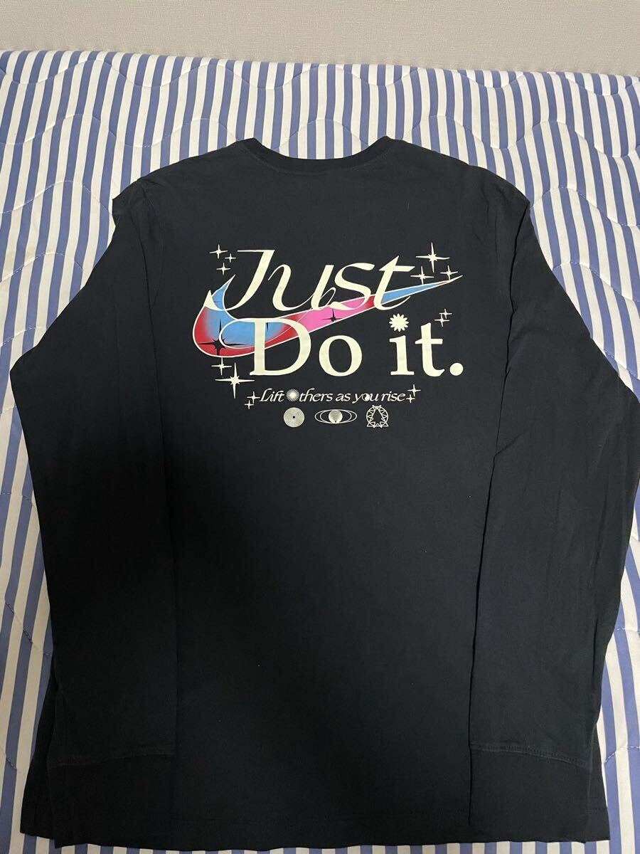 新品 NIKE ナイキ ロンT Tシャツ 長袖 スニーカー スポーツ ACG ランニング シューズ NIKEACG ジャケット パーカー パンツ M L XL ロゴ 黒_画像1