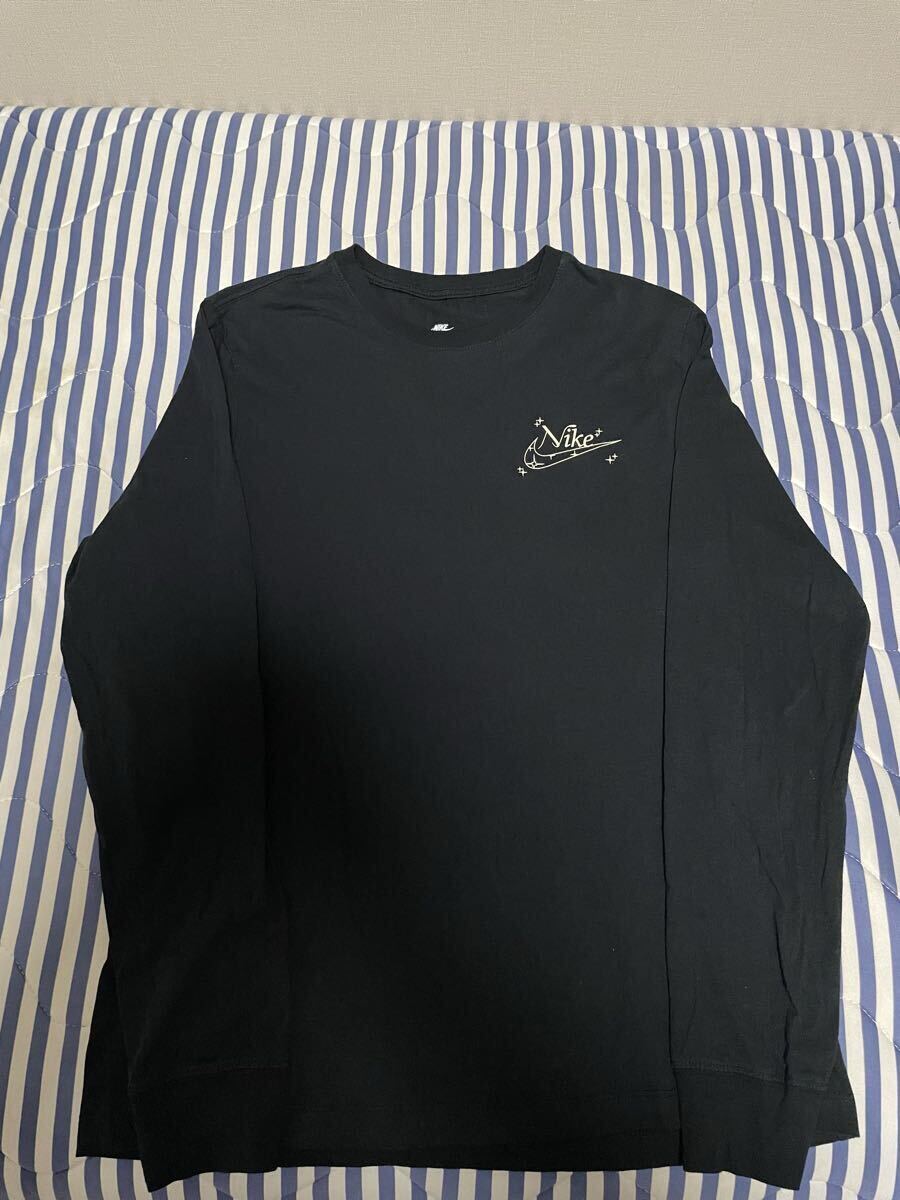 新品 NIKE ナイキ ロンT Tシャツ 長袖 スニーカー スポーツ ACG ランニング シューズ NIKEACG ジャケット パーカー パンツ M L XL ロゴ 黒_画像2