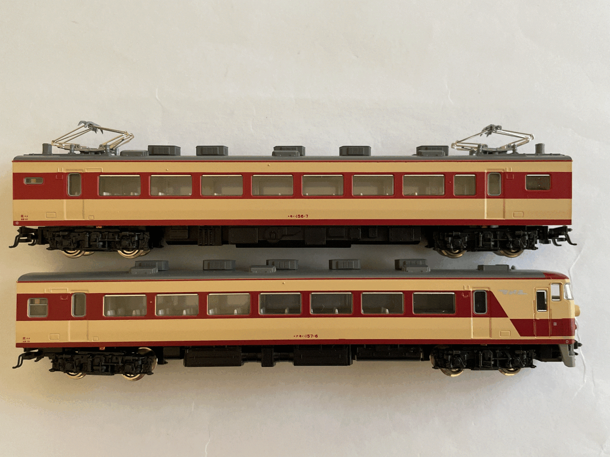 【ジャンク】 KATO 157系 クモハ157-6 モハ156-7 (Ｍ車)_画像3