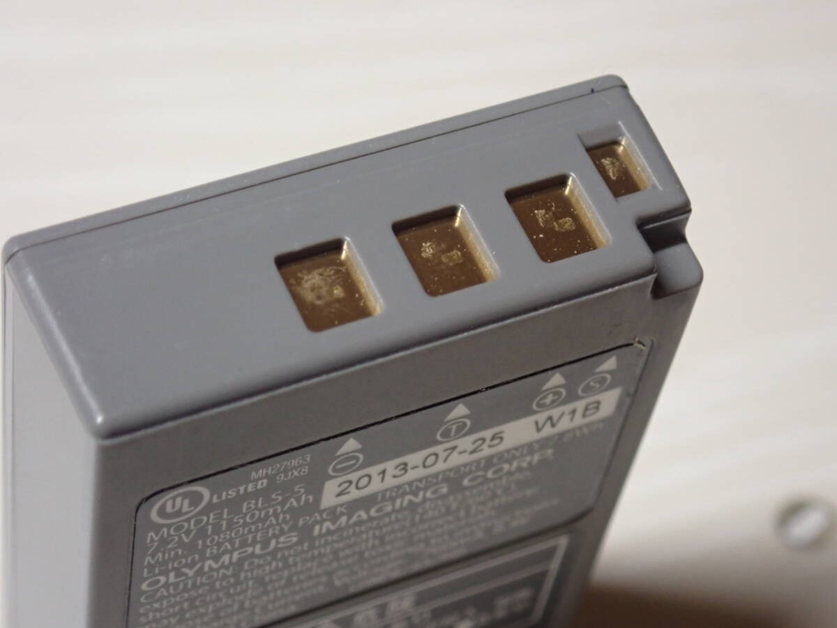OLYMPUS 一眼レフ用バッテリー BLS-5 純正中古_画像3