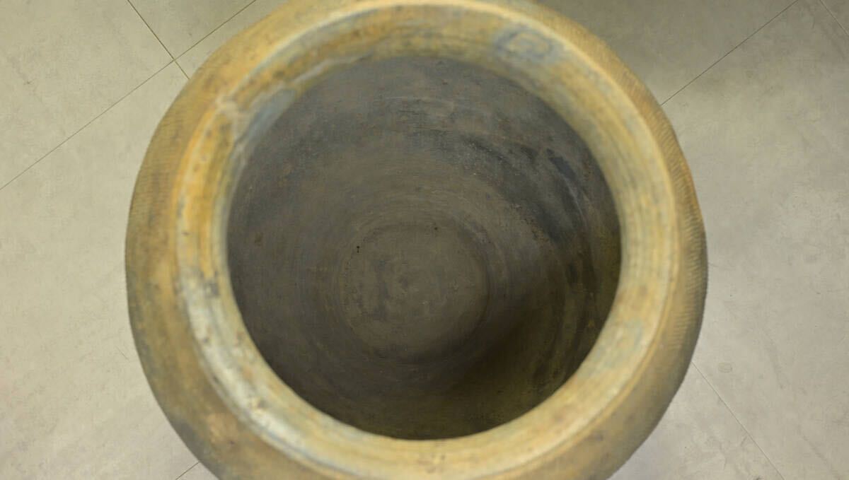 弥生土器　土器　線刻文　壺　補修箇所あり　時代物　蔵出し品です　ma905_画像4
