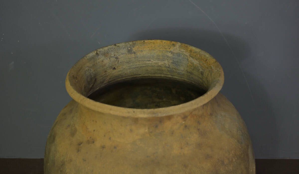 弥生土器　土器　線刻文　壺　補修箇所あり　時代物　蔵出し品です　ma905_画像3