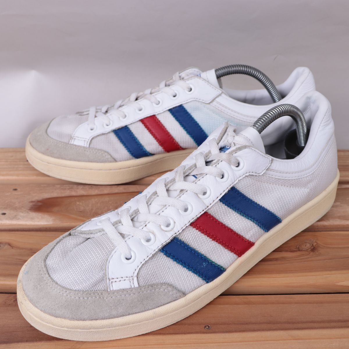 z3239 Adidas America - narrow US10 28.0cm/ белый белый синий голубой красный красный adidas AMERICANA LOW мужской спортивные туфли б/у 