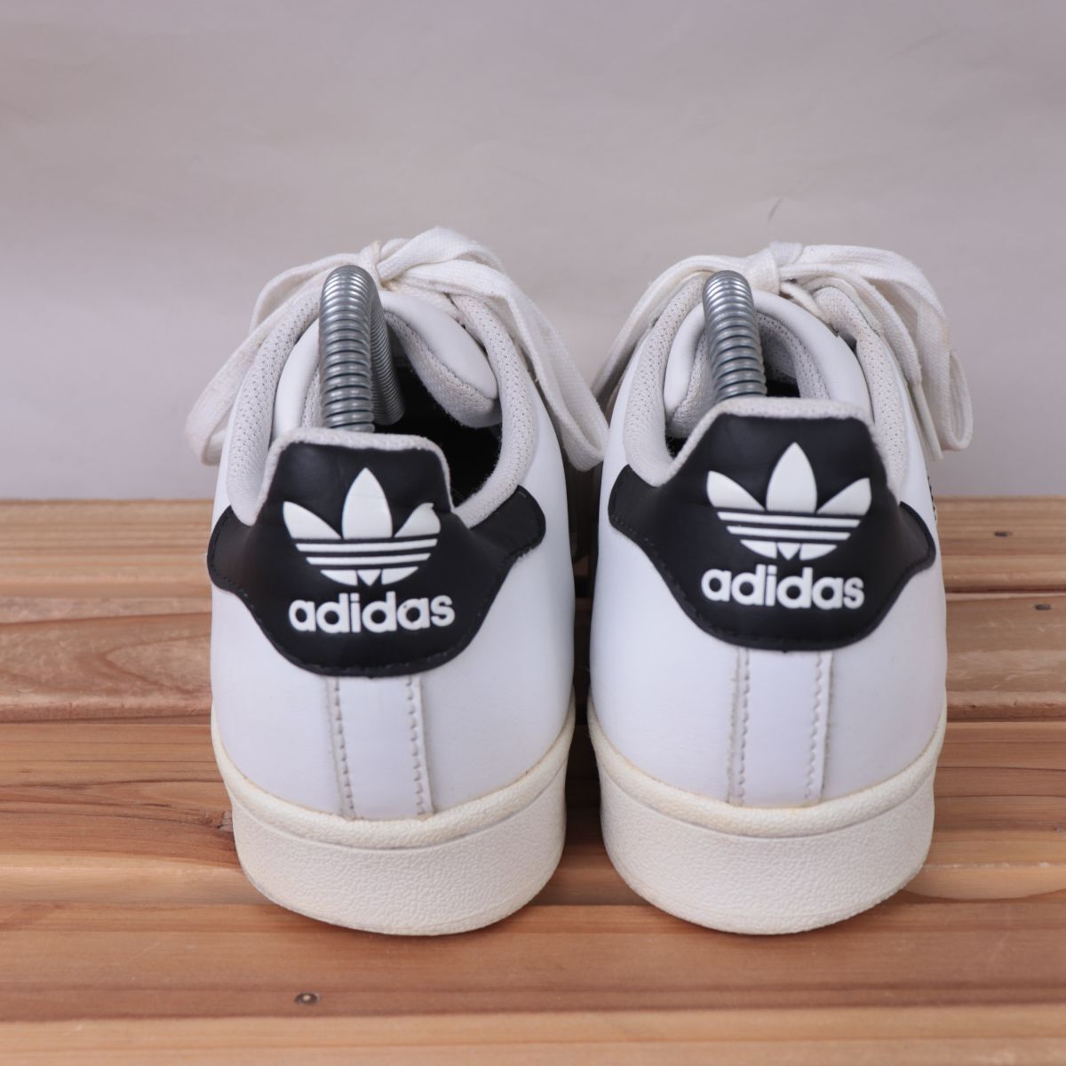 z3455 Adidas super Star US7 25.0cm/ белый белый чёрный черный adidas SUPERSTAR мужской унисекс спортивные туфли б/у 