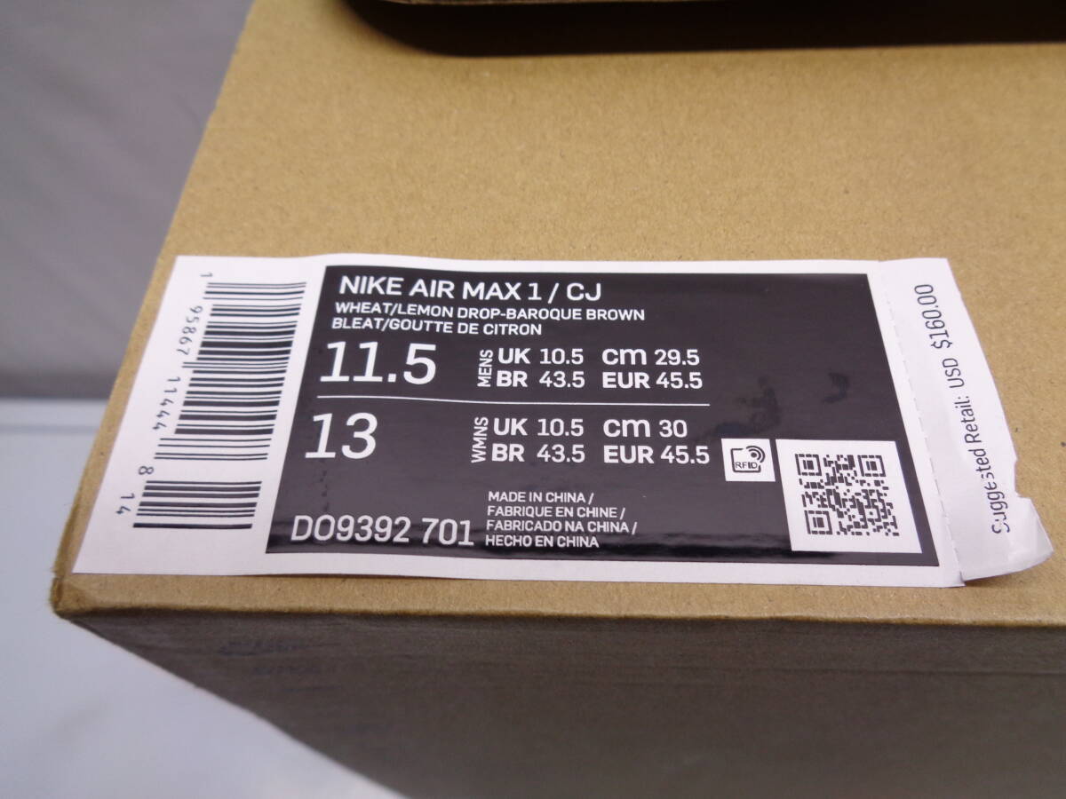 77-30 спортивные туфли NIKE AIR MAX 1 Travis Scott air max тигр vi s Scott DO9392-701 за границей товар 