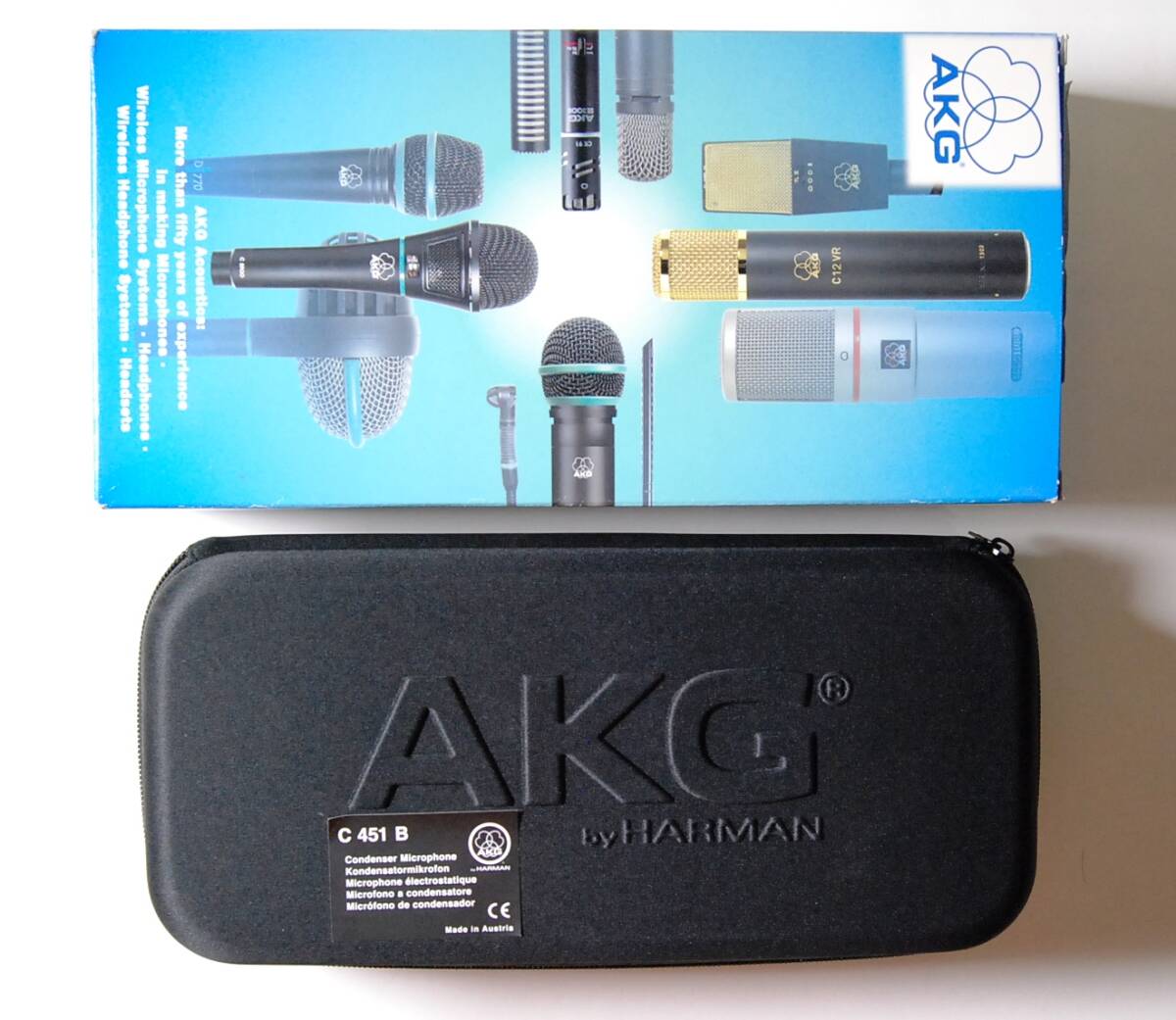 AKG C451B　アーカーゲー　コンデンサーマイク　美品_画像2