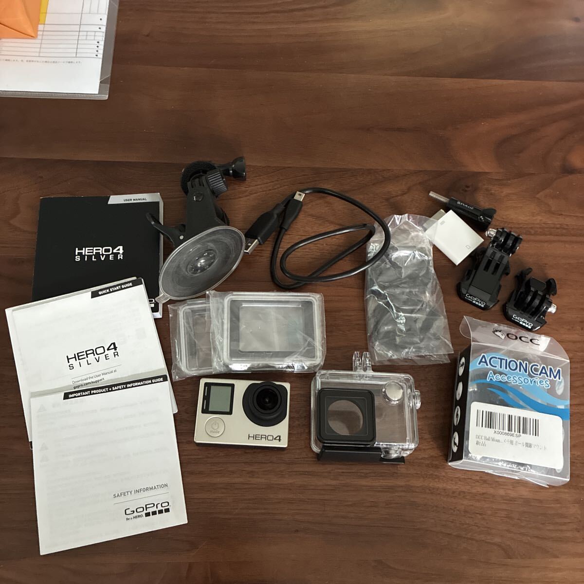GoPro HERO4 防水ケースなど小物もセットです！_画像1