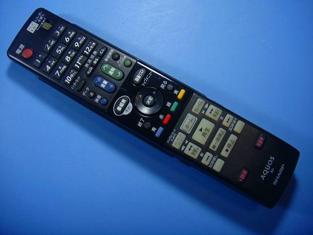GA955PA シャープ SHARP BDレコーダー リモコン 送料無料 スピード発送 即決 動作確認済 不良品返金保証 純正 D5150_画像1