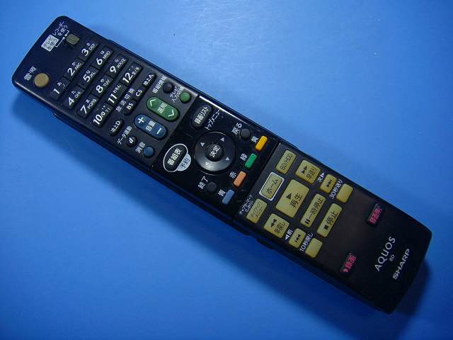 GA813PA シャープ SHARP BDレコーダー リモコン 送料無料 スピード発送 即決 動作確認済 不良品返金保証 純正 D5148_画像1