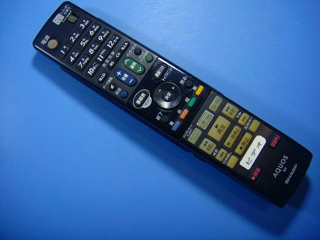 GA855PA シャープ SHARP BDレコーダー リモコン 送料無料 スピード発送 即決 動作確認済 不良品返金保証 純正 D5151_画像1