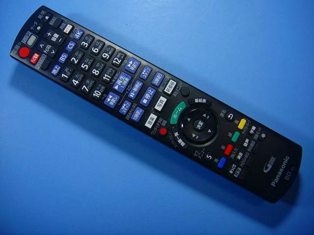 N2QAYB001223 Panasonic パナソニック BDレコーダー リモコン 送料無料 スピード発送 即決 動作確認済 不良品返金保証 純正 D5176_画像1