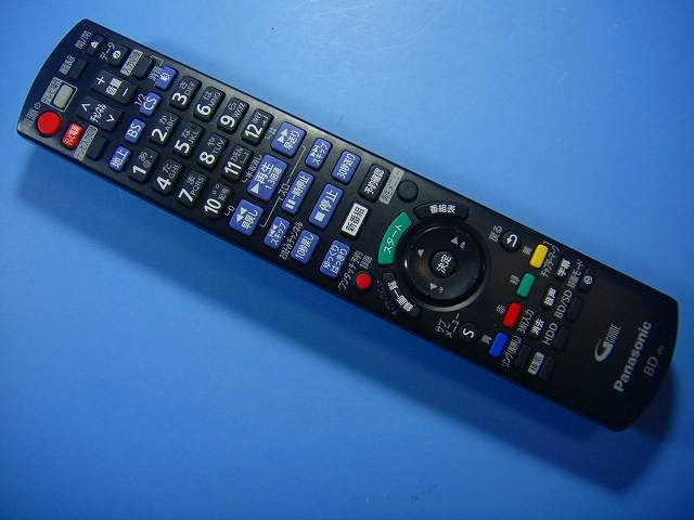 N2QAYB001056 Panasonic パナソニック BDレコーダー リモコン 送料無料 スピード発送 即決 動作確認済 不良品返金保証 純正 D5165_画像1