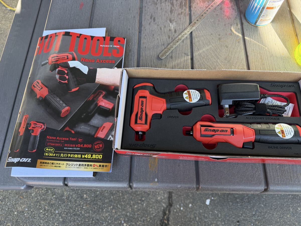 定価より安い　Snap-on スナップオン　CTNN13KFJ 新品未使用　Nano Axcess 国内正規 コードレス_画像1