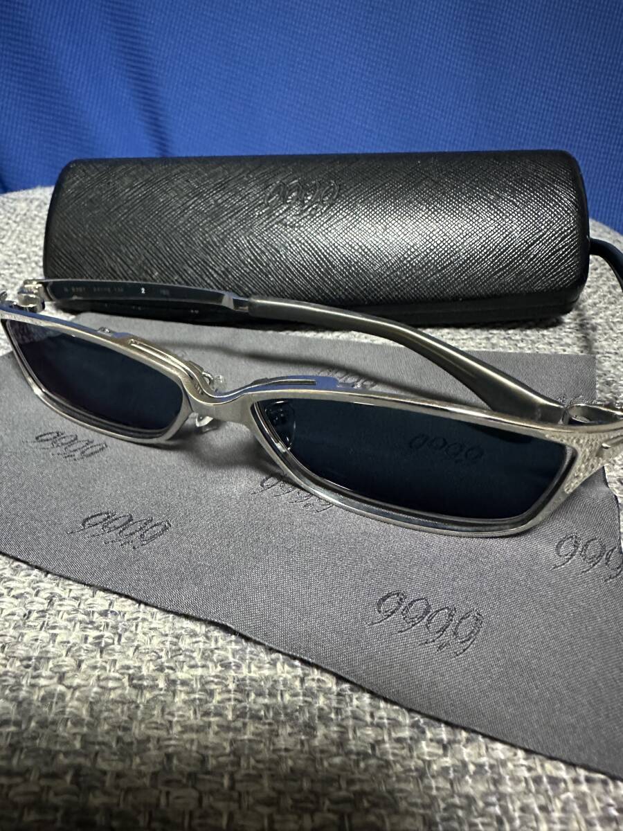 999.9 フォーナインズ S-820T col.2 シルバー メタルフレーム_画像1