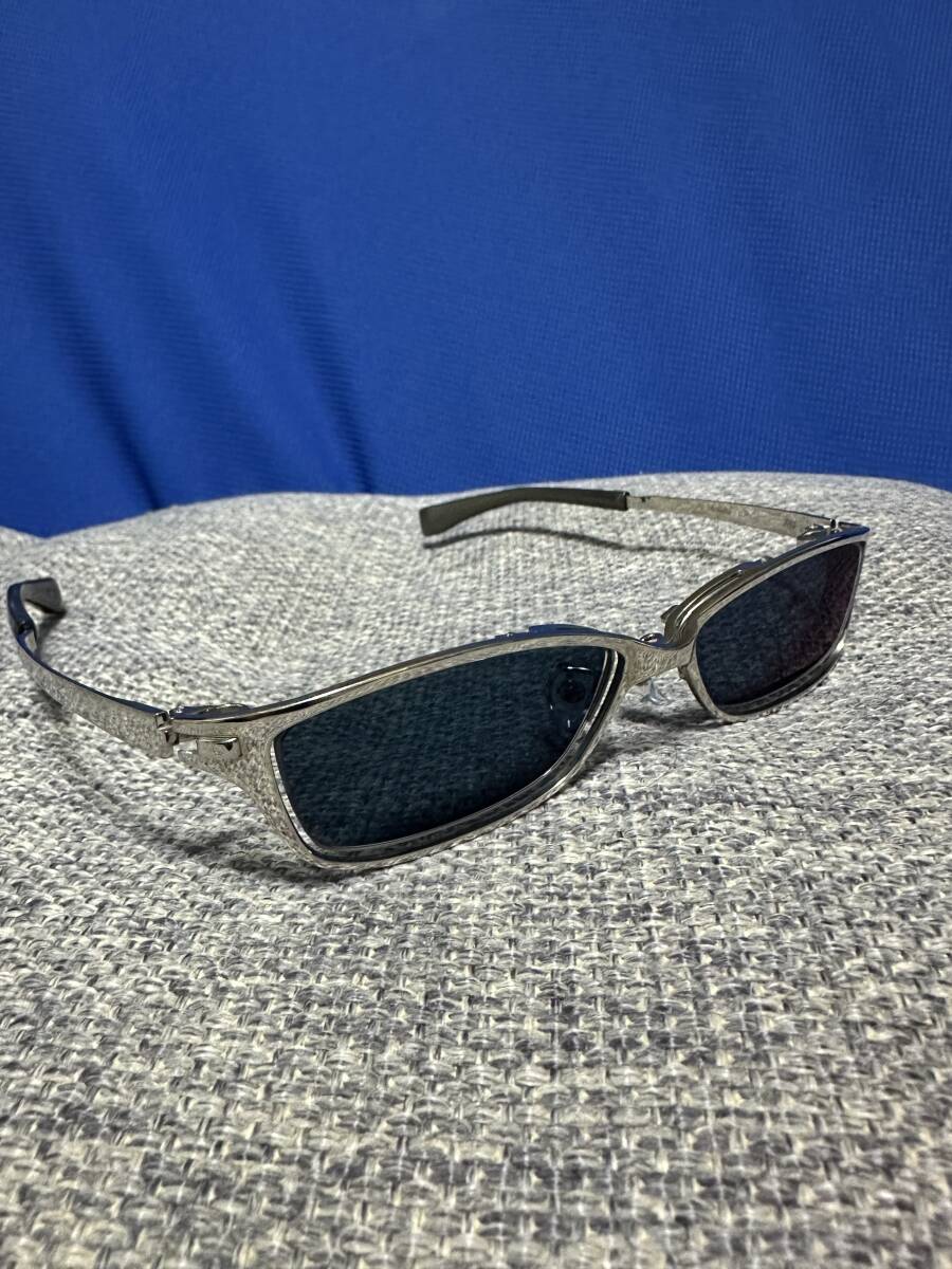 999.9 フォーナインズ S-820T col.2 シルバー メタルフレーム_画像2