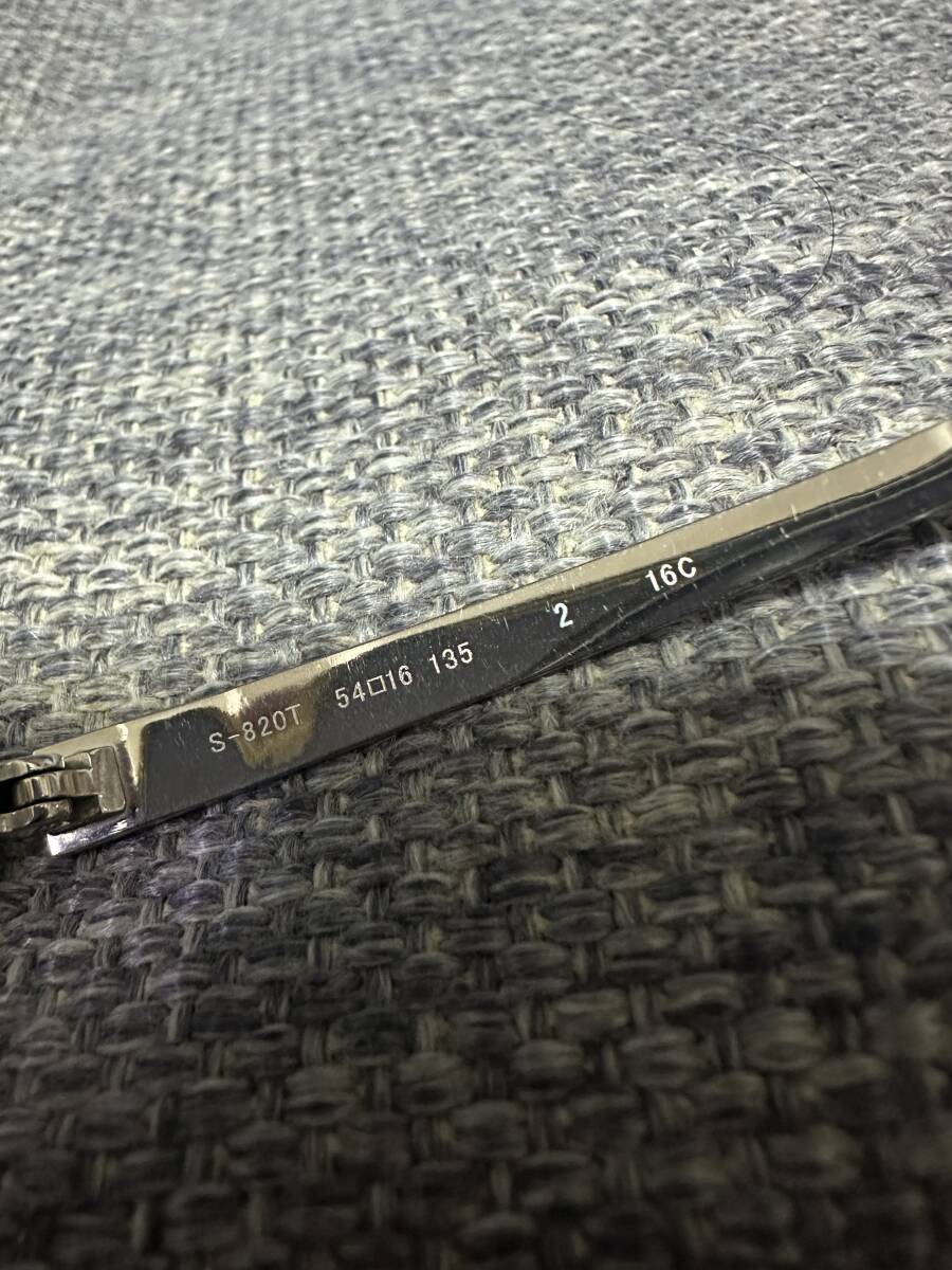 999.9 フォーナインズ S-820T col.2 シルバー メタルフレーム_画像4