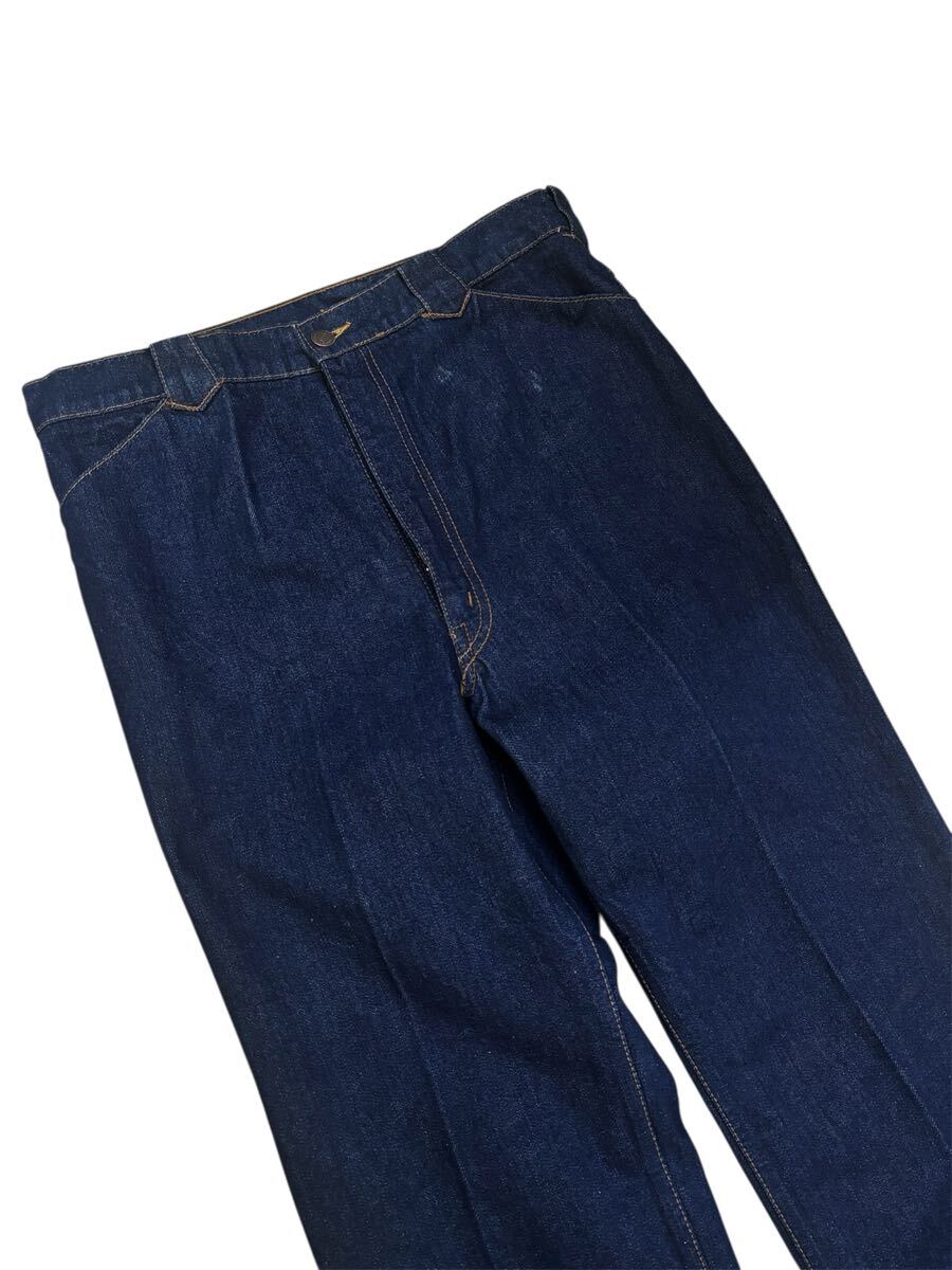 【デッドストック】Polo by Ralph Lauren デニムパンツ 濃紺 デニム ラルフローレン ストレート ジーンズ 日本製 W34L34_画像3