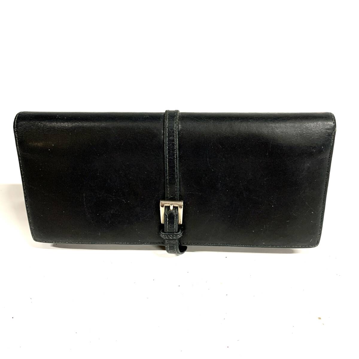 1 иен ~ 6TA35121025 PRADA Prada 1M0201 длинный кошелек складывающийся пополам кожа черный б/у товар бренд товар 1 иен ~ 6TA35121025 PRADA Prada 1M0201 длинный кошелек складывающийся пополам кожа черный б/у товар бренд товар