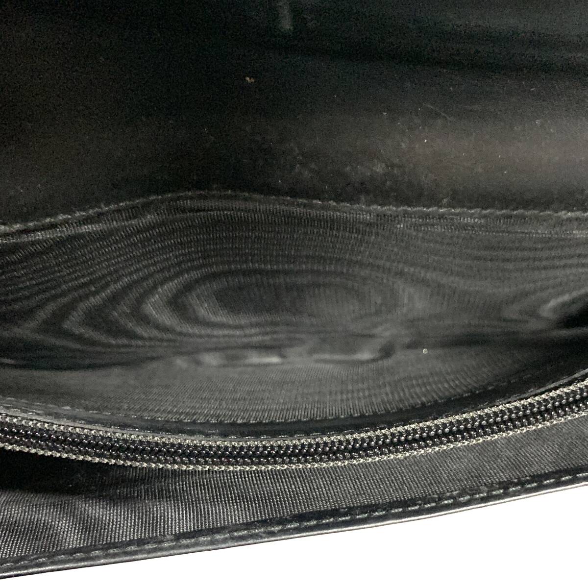 1 иен ~ 6TA35121025 PRADA Prada 1M0201 длинный кошелек складывающийся пополам кожа черный б/у товар бренд товар