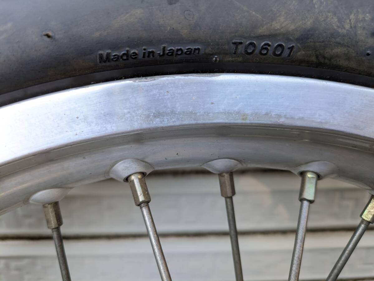 RMX250S SJ14A リアホイール スプロケット/リムロック付き_画像8