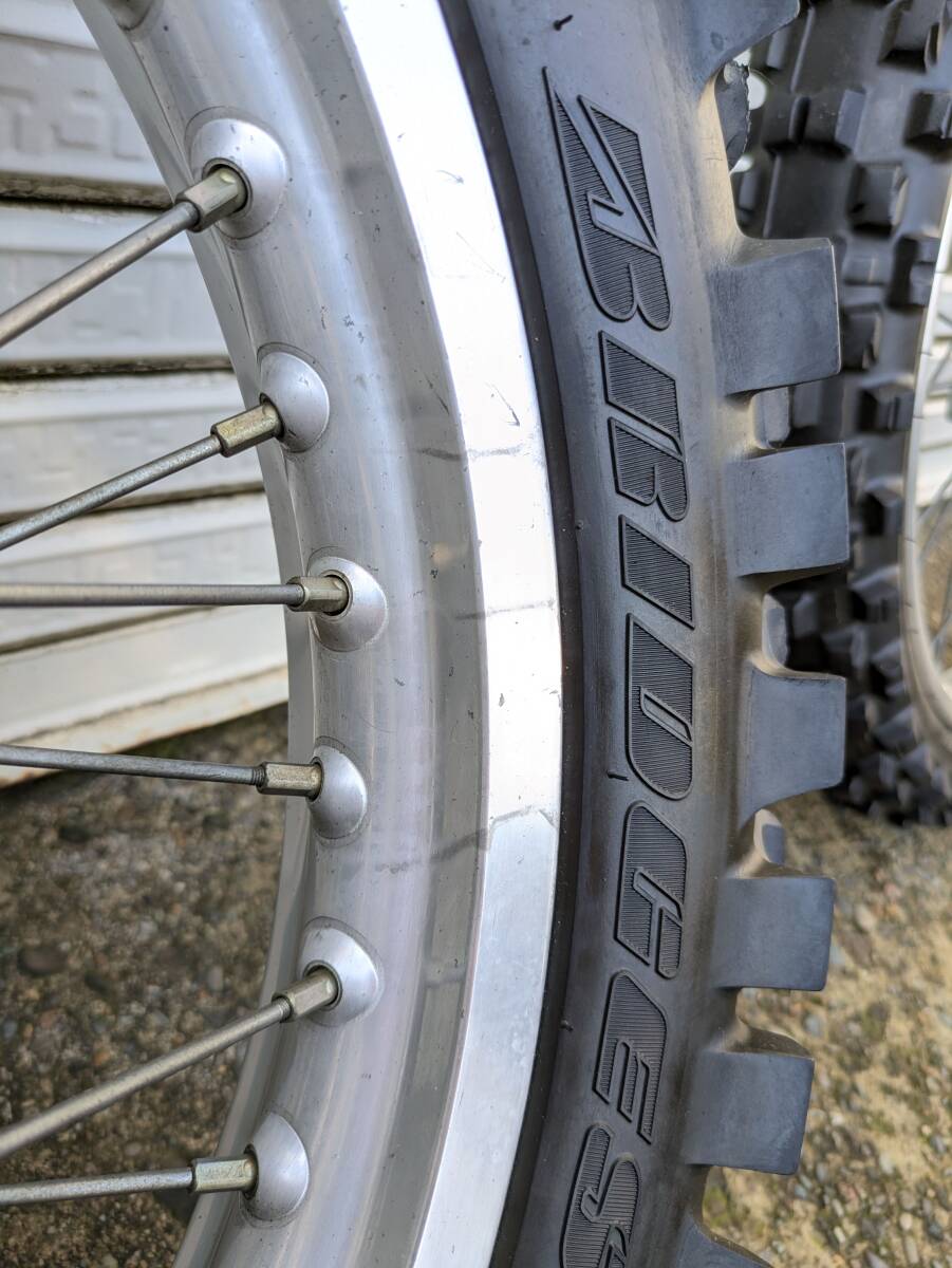 RMX250S SJ14A リアホイール スプロケット/リムロック付き_画像10