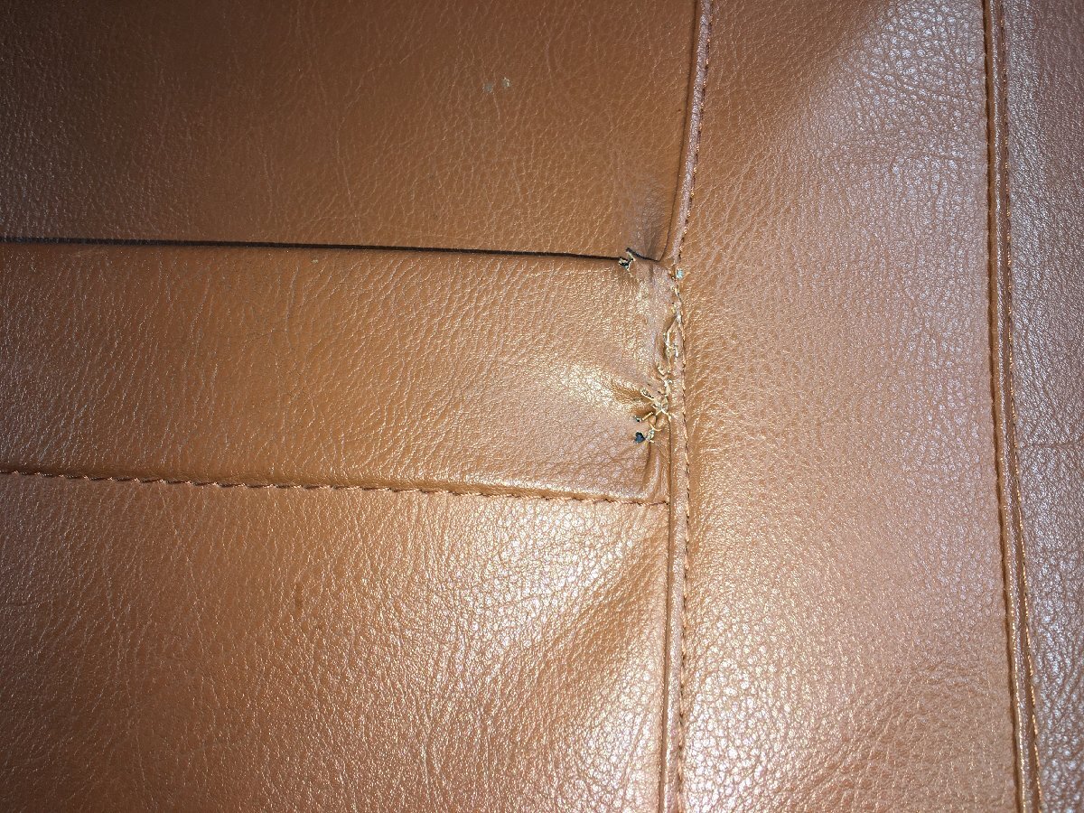 N977 X2-2 ラシーン RFNB14【※ジャンク※ 純正 アシスタントシート ブラウン系 レザー】_画像10