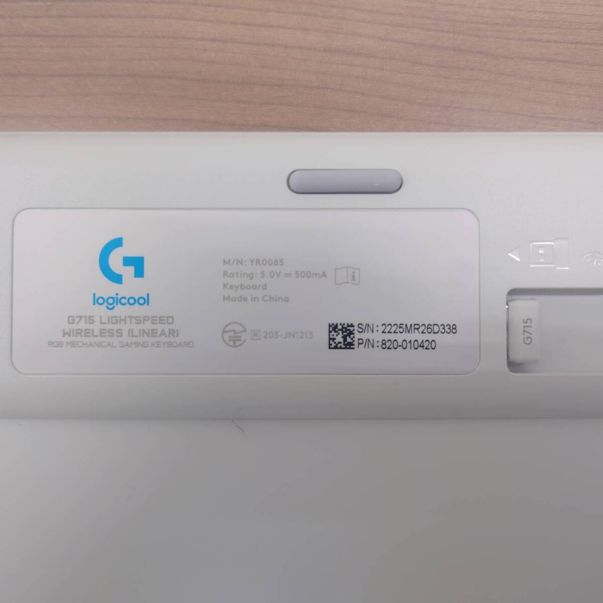 ★【logicool ロジクール】ロジクール G ゲーミングキーボード G715 通電〇 テンキーレス メカニカルキーボード ★22079_画像5