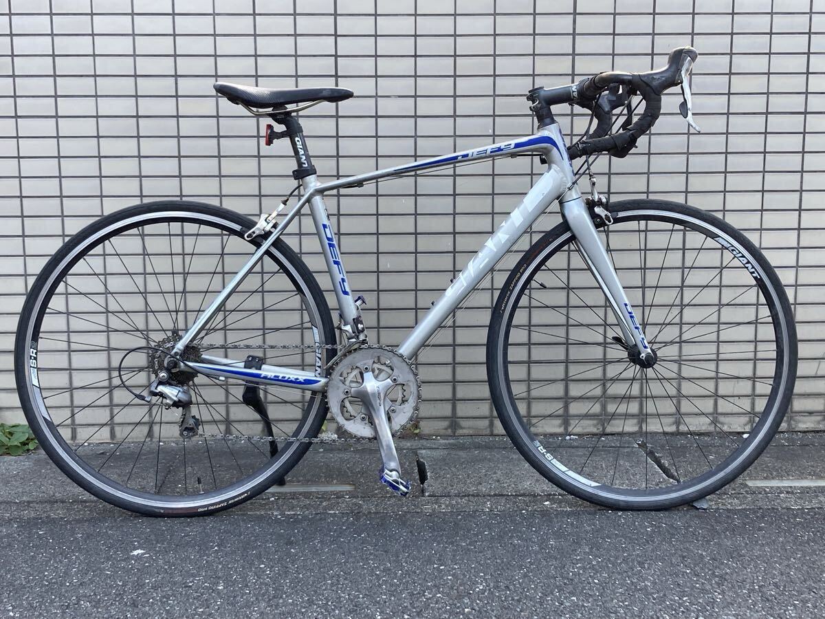 GIANT DEFY 2 ジャイアント デファイ 2 サイズ500mm(M) 前2×後10段 シマノTiagra カーボンフォーク【手渡し限定 越谷市】_画像1